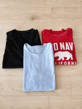 Boys lot of 3 short sleeve Tshirts tops size L assorted brands and colors
